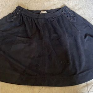 Dark blue winter skirt